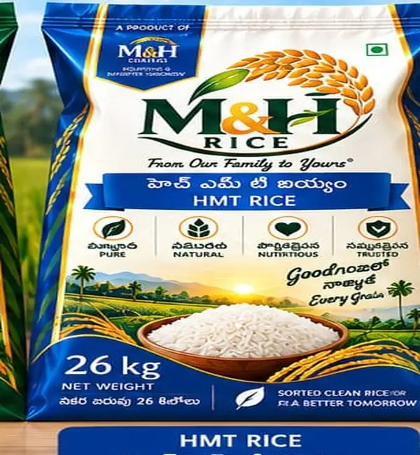M&H RICE HMT Rice branded product artwork