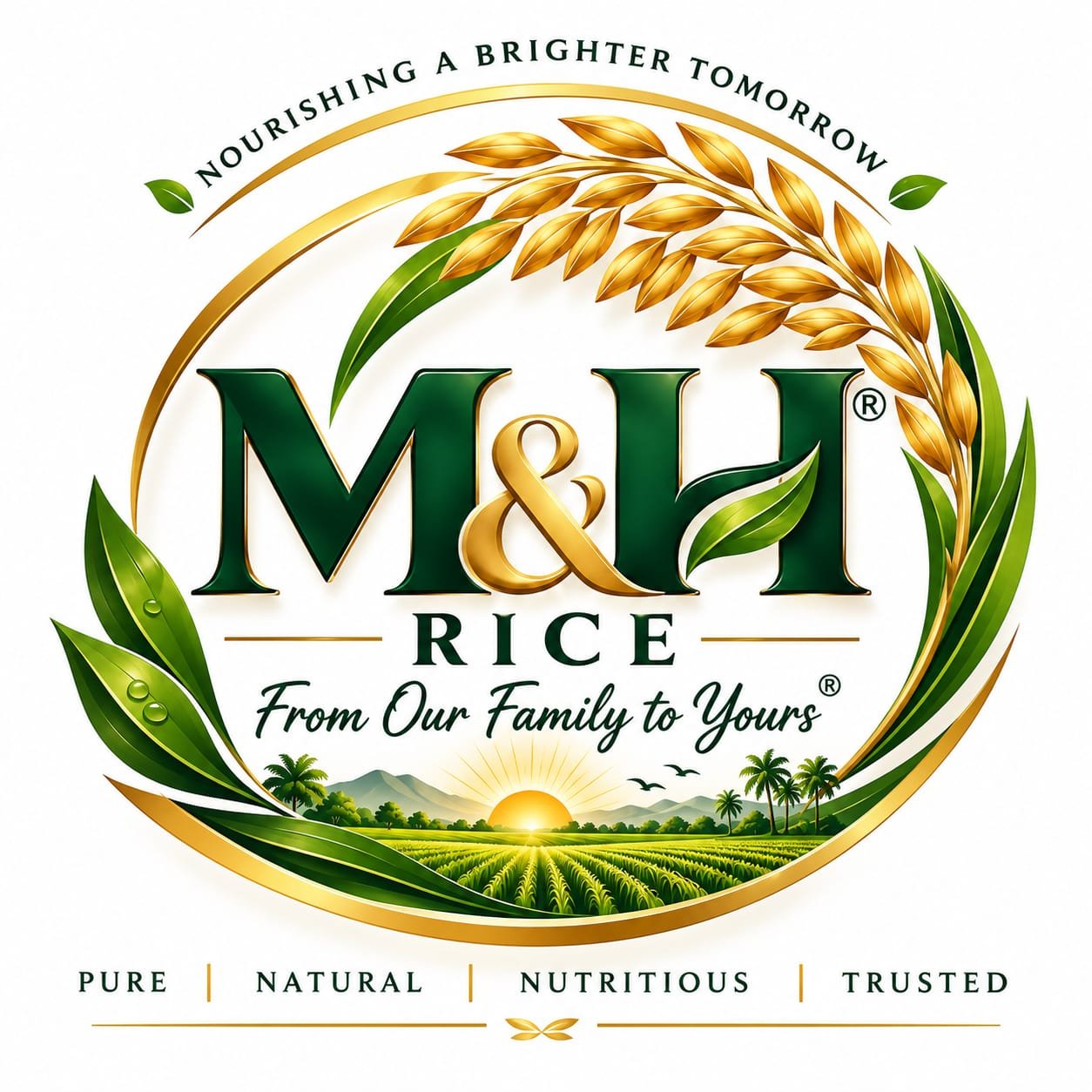 M&H Rice logo